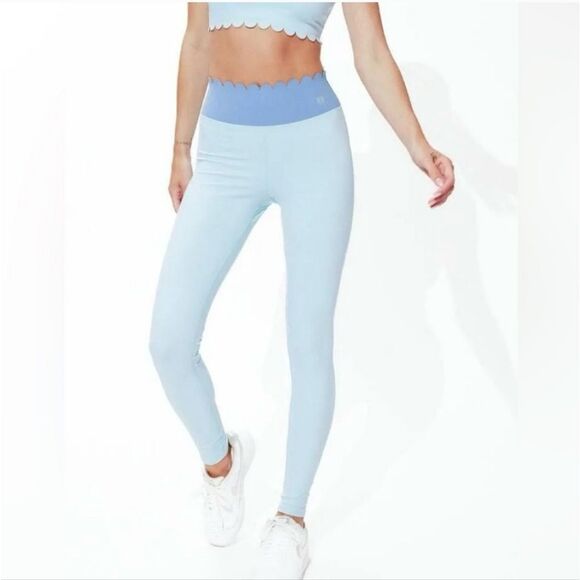NWT EleVen By Venus Williams Pretty Power Sports Bra & Legging Set Ice Blue - Picture 10 of 16